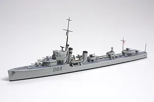 Tamiya 1/700 Australian Vampire Navy Destroyer (Waterline Series) Plastic Model Kit image 33734