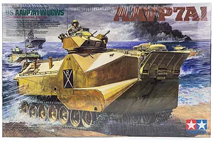 Tamiya 1/35 U.S. Assault Amphibian Vehicle (AAVP7A1) w/ UGWS Scaled Plastic Model Kit image 33767