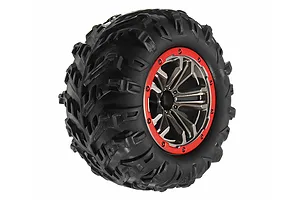 Xinlehong 2.6/2.8" Sprint 9125 Off Road Tyres on Grey Rims - Wheels 2Pcs image 33951