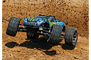 Traxxas Rustler 4x4 VXL RC Stadium Truck Electric Brushless 4WD 1/10 Scale RTR image 34017