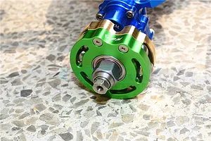 GPM Black TRX-4 Brass Weighted Axle Pendulum Knuckles & +23mm Hex Adapter 2Pcs image 34092