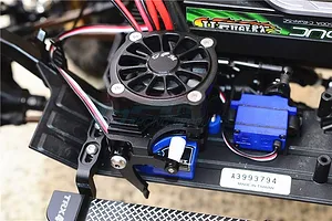 GPM Black Aluminium TRX-4 ESC Cooling Fan w/ Easy On & Off Switch image 34144