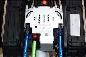 GPM Black Aluminium TRX-4 Centre Gearbox Skid Plate image 34204