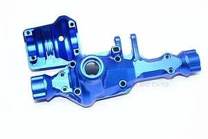 GPM Blue Aluminium TRX-4 Front Gearbox Housing Set image 34241