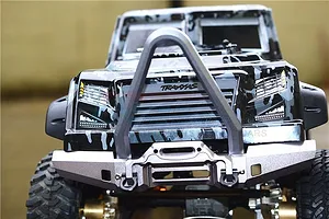 GPM Gunmetal Aluminium TRX-4 Front Bumper w/ D-Rings image 34271