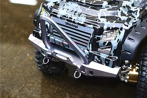 GPM Gunmetal Aluminium TRX-4 Front Bumper w/ D-Rings image 34273