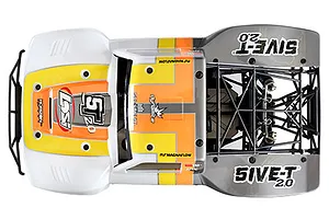 Losi 5IVE-T 2.0 4X4 RC Short Course Truck Petrol 4WD 1/5 Scale BND - Orange image 34344