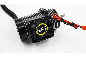 Yeah Racing Black Aluminium 1/8 Fan Mount Clamp w/ 40mm Cooling Fans image 34434