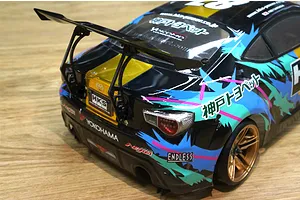 Yeah Racing 1/10 Plastic Wings w/ Carbon Mounts image 34538