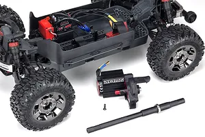ARRMA Granite 4x4 Big Rock Crew Cab BLX 3S RC Monster Truck Electric Brushless 4WD 1/10 Scale RTR - Blue image 34555