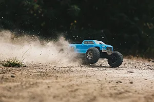 ARRMA Granite 4x4 Big Rock Crew Cab BLX 3S RC Monster Truck Electric Brushless 4WD 1/10 Scale RTR - Blue image 34557