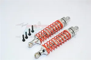 GPM Silver Aluminium Axial Yeti Front 95mm Shocks 2Pcs