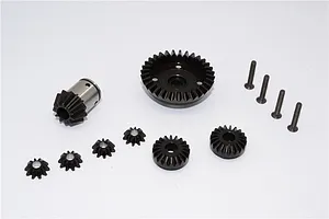 GPM Steel Axial Yeti XL Front or Rear Differential Bevel & Ring Gear Set image 34581