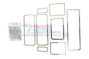 GPM Stainless Steel TRX-4 Defender Window Trim Set 8Pcs image 34601