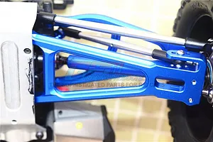 GPM Blue Aluminium E-Revo VXL 2.0 Rear Lower Suspension Arms 2Pcs w/ Hardware image 34830
