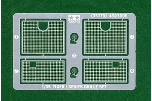 Tamiya 1/35 German Tiger I Series Photo Etched Grille Set image 34896
