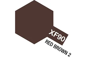 Tamiya XF-90 Red Brown 2 Flat Acrylic Paint 10ml image 34904