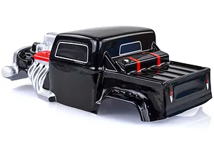 HSP 1/8 Hot Rod Painted Black Body Shell image 35136