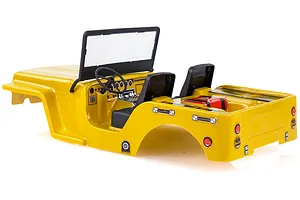 HSP 1/10 Off Road Scout Truck Painted Yellow Body Shell image 35163