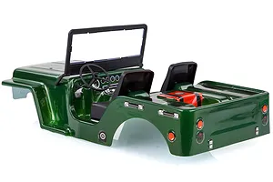 HSP 1/10 Off Road Scout Truck Painted Green Body Shell image 35165
