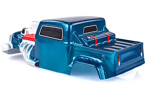 HSP 1/8 Hot Rod Painted Blue Body Shell image 35171