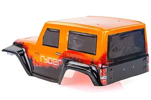 HSP 1/10 Ryder Truck Painted Orange Body Shell image 35192