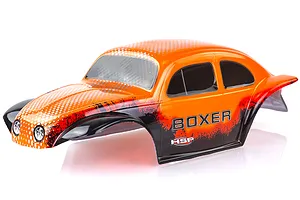HSP 1/10 Boxer Beetle Off Road Crawler Painted Orange Body Shell image 35260