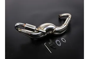 Rovan Baja Stainless Steel Side Mount Tuned Exhaust Pipe Set image 35428