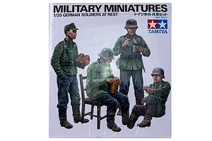 Tamiya 1/35 German Soldiers At Rest Scaled Plastic Model Kit