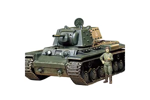 Tamiya 1/35 Russian KV-1B Tank Plastic Model Kit image 2