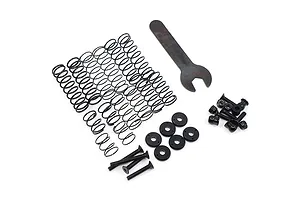 Yeah Racing 1/10 Black 90mm Desert Lizard Two Stage Internal Spring Shocks 2Pcs image 35547