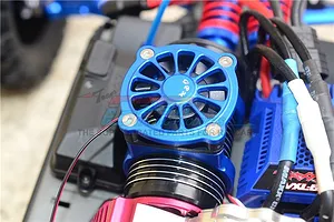 GPM Blue Aluminium E-Revo VXL 2.0 40x40mm Motor Cooling Fan image 35599