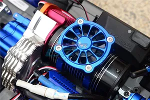 GPM Blue Aluminium E-Revo VXL 2.0 40x40mm Motor Cooling Fan image 35600