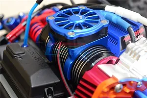 GPM Blue Aluminium E-Revo VXL 2.0 40x40mm Motor Cooling Fan image 35601
