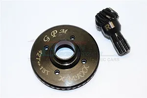 GPM X-Maxx Rear Spiral Cut Hardened Steel 42T/13T Differential Gear Set image 35646