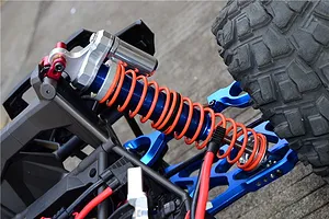GPM X-Maxx Blue Aluminium Shocks Assembled w/ Springs 2Pc image 35654