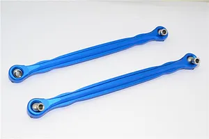 GPM Blue Aluminium X-Maxx Complete Front Steering 173mm Turnbuckles 2Pc image 35662