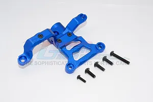 GPM Blue Aluminium X-Maxx Steering Bell Crank Support image 35700