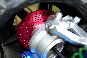 GPM Blue Aluminium 24mm Rear Claw Wheel Hexes w/ 3mm Offset 2Pcs image 35709