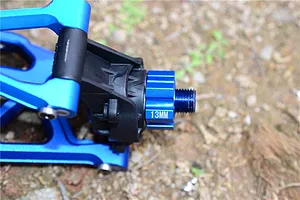 GPM Blue Aluminium 24mm Wheel Hexes 13mm Thick 2Pcs image 35719