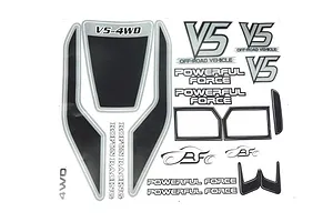 Rovan V5 Painted Red Body Shell image 35727