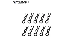 Vanquish 1mm Black Small Body Pins 10Pcs