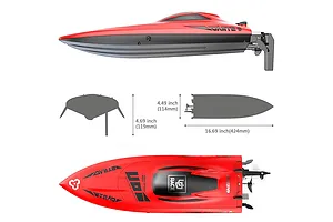 UDI Rapid Electric Brushed RC Speed Boat image 35951