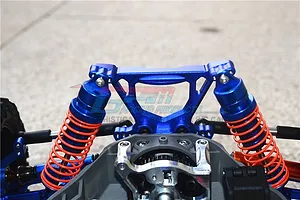 GPM Blue Aluminium Rustler 4x4 Rear Shock Tower image 35971