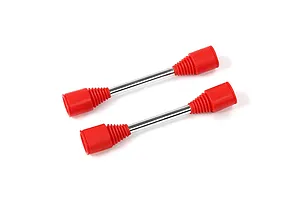 Rovan 9mm Drive Shaft (Press Fit Pins) /w Red Rubber Boots 2Pcs image 36156