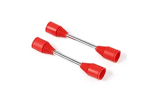 Rovan 9mm Drive Shaft (Press Fit Pins) /w Red Rubber Boots 2Pcs image 36157