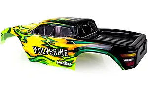 HSP 1/10 Wolverine Truck Painted Green Body Shell image 36257