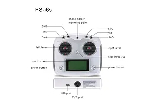 FlySky FS-I6S 2.4Ghz 10ch Radio w/ FS-IA6B Receiver image 36321