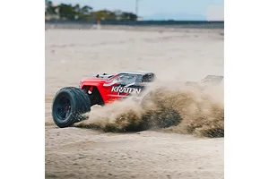 ARRMA Kraton BLX (V4) RC Truggy Electric Brushless 1/8 Scale RTR - Red image 36818