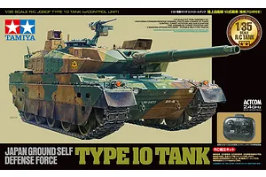 Tamiya 1/35 Japanese JGSDF Type 10 Scaled RC Tank Kit w/ Controller image 36932